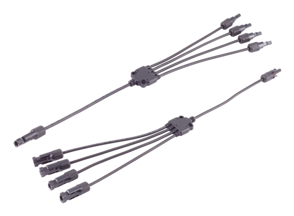Shiverpeaks Bs02-21034, Kabelsæt, Plast, Sort, 4 Mm², Mc4, Hanstik