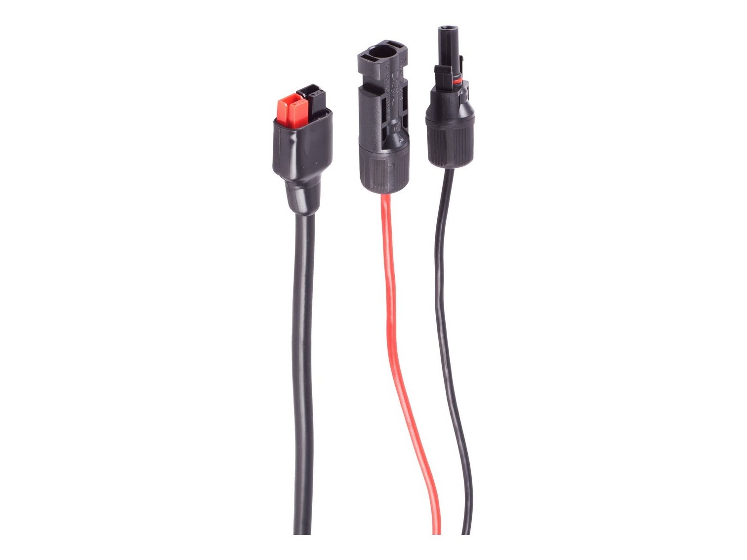 shiverpeaks BS02-450516, Kaapeli, Kupari, musta, Punainen, IP67, MC4, Uros