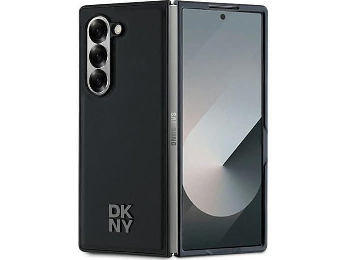 Dkny Pu Lader Stack Logo Magsafe Samsung Galaxy Z Fold 6 Mobilskal Svart