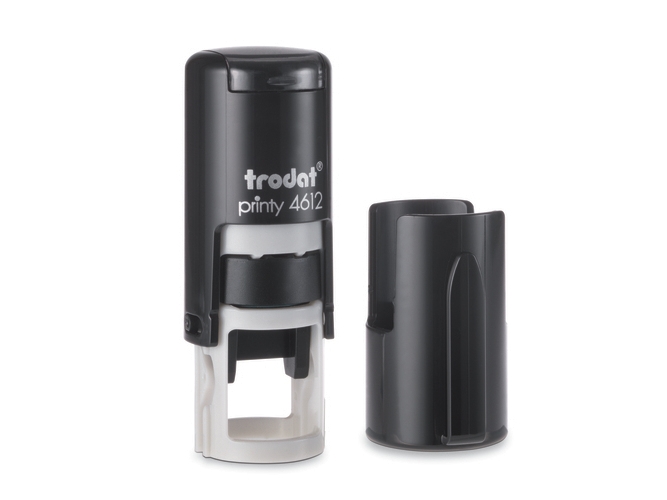 Trodat 4612, Självpåfyllande, Meddelandestämpel, 11 x 11 mm, Svart, Grå, Svart, 23 mm | Kontorsmaterial - Stämpel - Standard stämpel | GameStuff