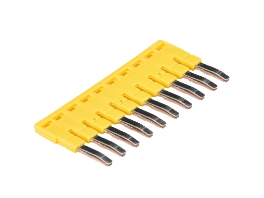 Wieland Electric IVBWKF 2.5, Jumperbar, 20 styck, Gul, 5,5 g, 121,2 g, 79 mm | EL Artiklar - Elcentral - Klämmor & Rackklämmor | GameStuff