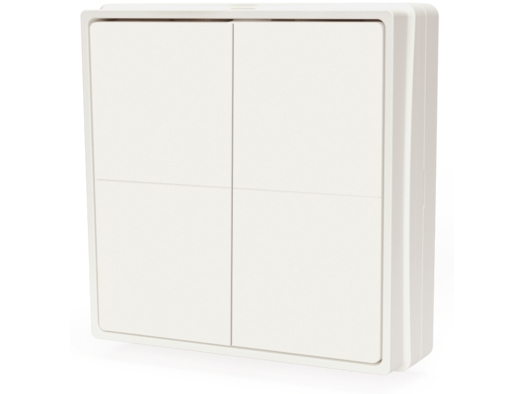 Shelly SHELLY_B_WS_4, Knappar, Elfenben, Plast, Bluetooth Low Energy (BLE), 2400 - 2483.5 MHz, 10 m | Smarta hem - Märken - Shelly | GameStuff