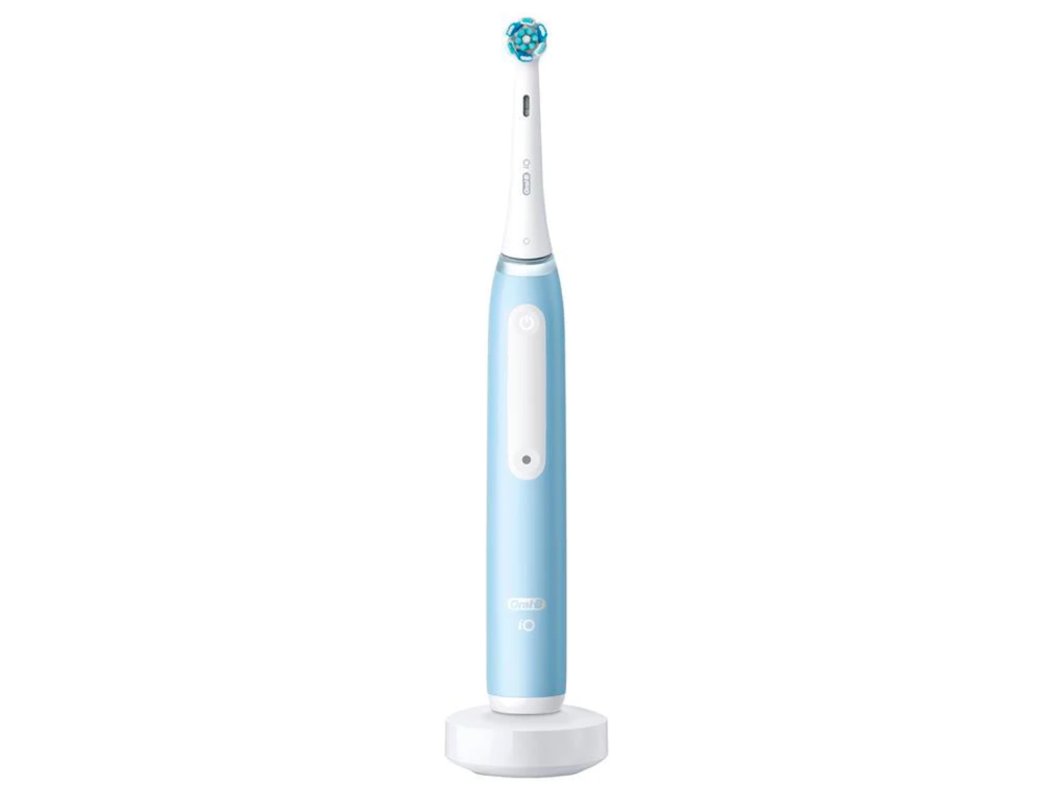 Oral-B Ioseries3ice, Erwachsener, Rotierende-Vibrierende Zahnbürste, Tägliche Pflege, Sensibel, Whitening, Blau, Rund, Akku