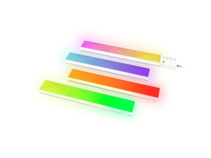 Trust GXT 905 Vybz, Rektangulär, Vägg, Vit, Akrylnitrilbutadienstyren (ABS), 18 W, RGB | Belysning - Inomhusbelysning - Taklampa & Pendellampa | GameStuff