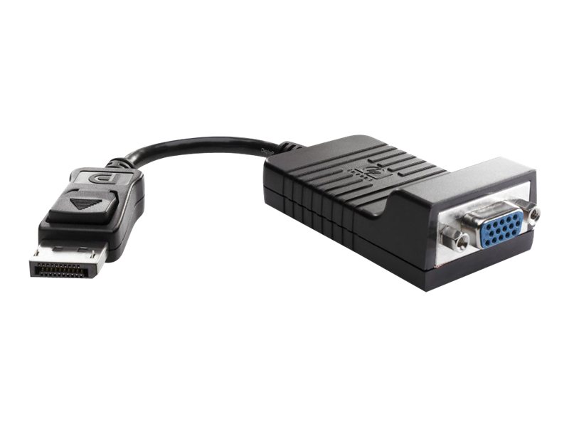 Hp Displayport-Auf-Vga-Adapter, 0,2 M, Displayport, Vga (D-Sub), Schwarz, China, Windows 10, Windows 11