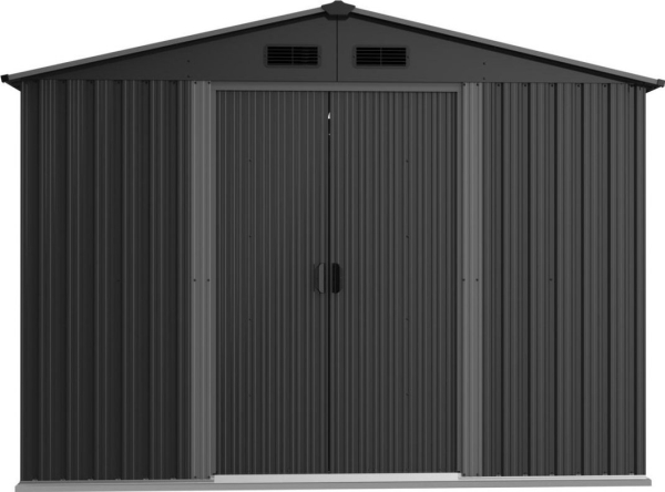 Havehus/udelager redskabsskur i metal 259x257x202 cm