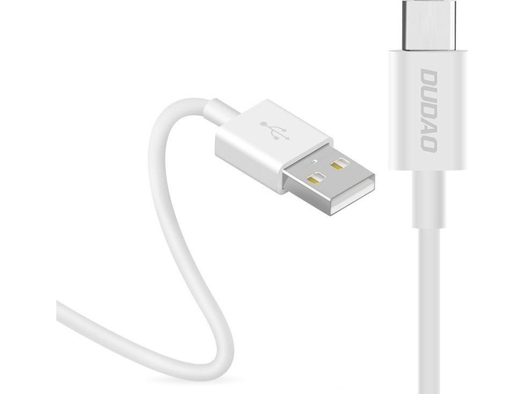 Dudao L1 Usb-A To Usb-C Cable 1M Hvid