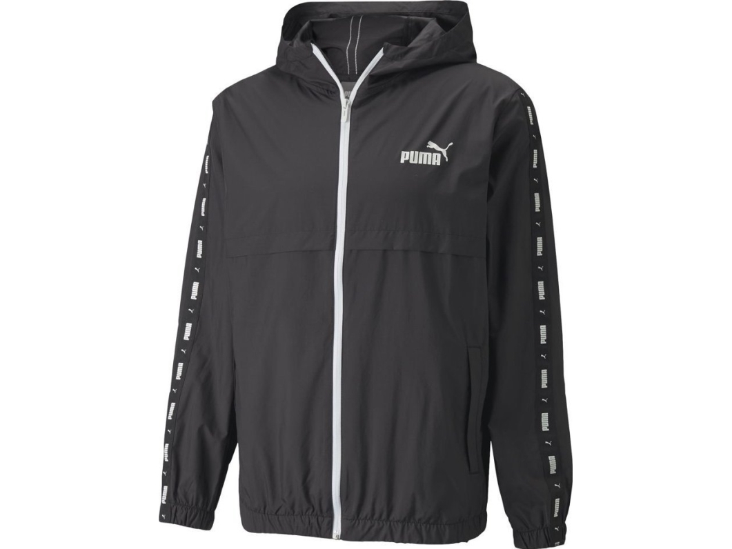 Puma Ess+Tape Windbreaker Men's Jacket Black 847477 01