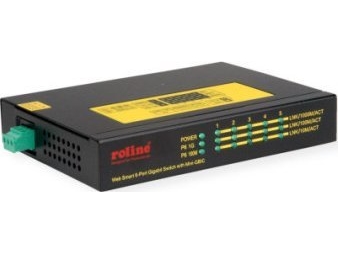 Roline 21.13.1162, Gigabit Ethernet (10/100/1000), Fuld Duplex, Strøm Over Ethernet (Poe)