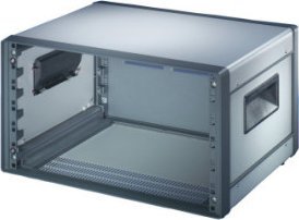 Schroff Schroff Comptec 19 Skrivebordsskab, Uafskærmet, Ståldæksel, 6 He, 84 He, 400 Mm