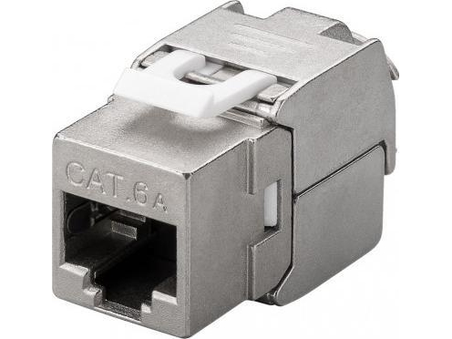 Goobay 90864, Flach, Silber, Rj-45, Idc, Weiblich, 10Gbase-T