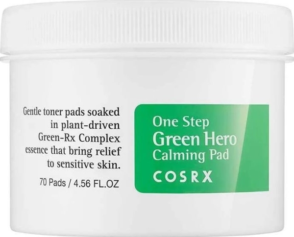 Cosrx One Step Green Hero Calming Pad 70 Pads