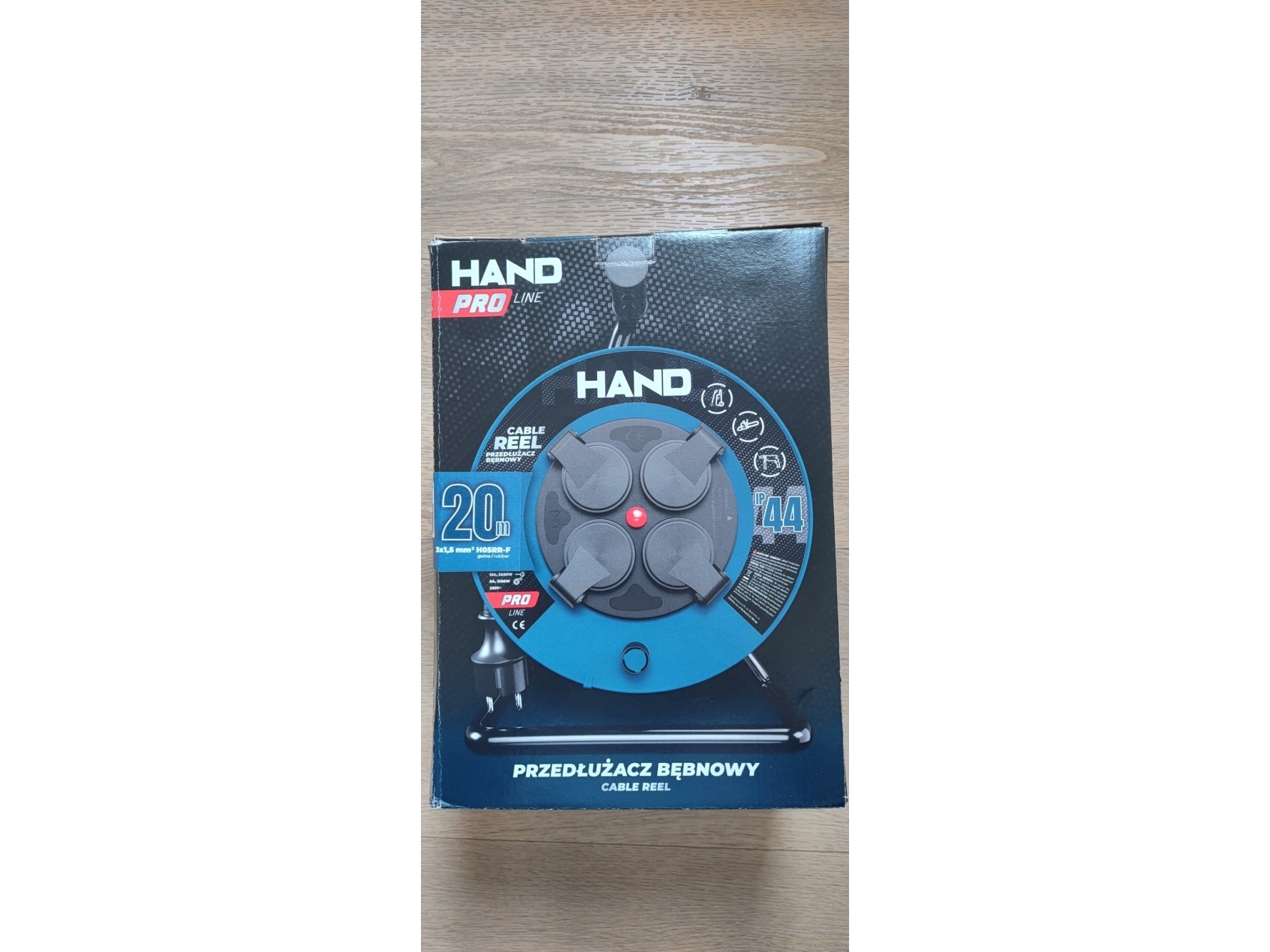 Plastrol Hand Receiver 20M 3X1,5Mm 16A / 3680W / Ip44