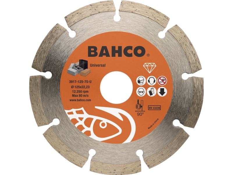 Diamantscheibe Für Beton, Segmentiert Bahco 230X2,6X22,23 Mm