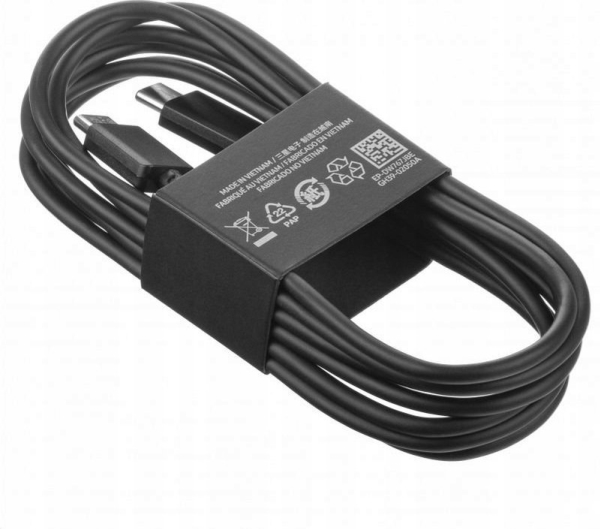 Samsung Usb-Kabel Kabel Samsung Ep-Dw767jbe Usb-C Til Usb-C 25W 3A 1,8 M Sort