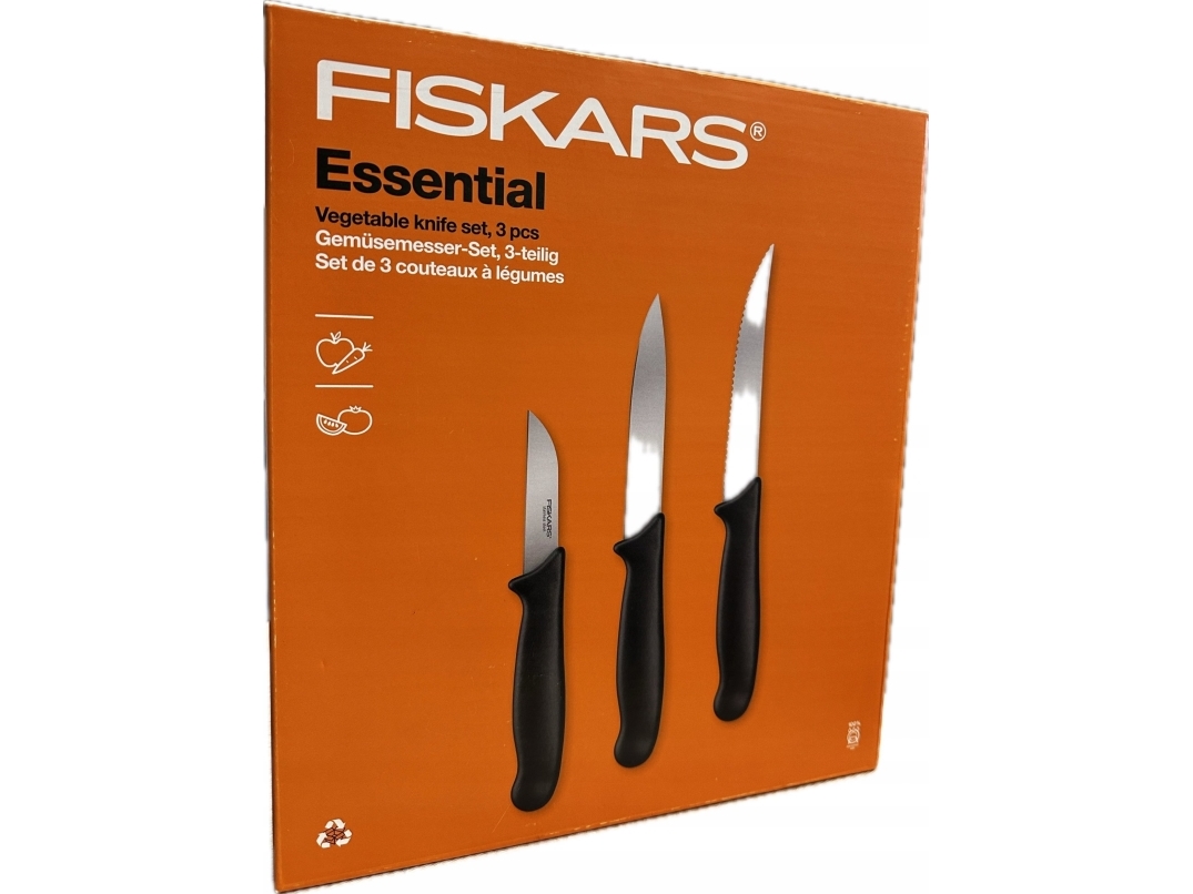 Alternativ bild 0 för Fiskars Essential grönsaksknivset 3 delar