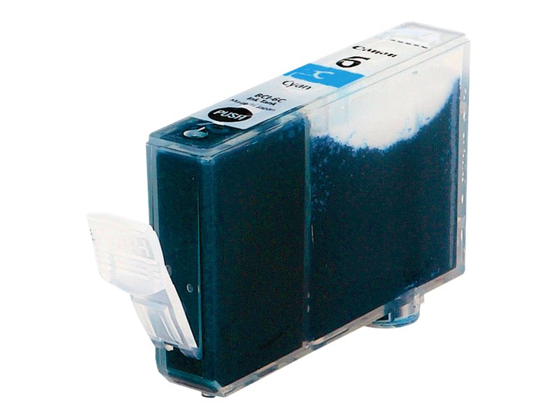 Canon Bci-6C - Cyan - Original - Blækbeholder - For I96x, 990, 99Xx Pixma Ip3000, Ip4000, Ip5000, Ip6000, Ip8500, Mp750, Mp760, Mp780 S830