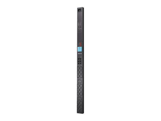 Apc Rack Pdu 2G, Mit Messfunktion, Null He, 20 A/208 V, 16 A/230 V, (18) C13 & (2) C19, Messgerät, 0U, Senkrecht, Schwarz, 20 Ac-Ausgänge, C13-Kopple
