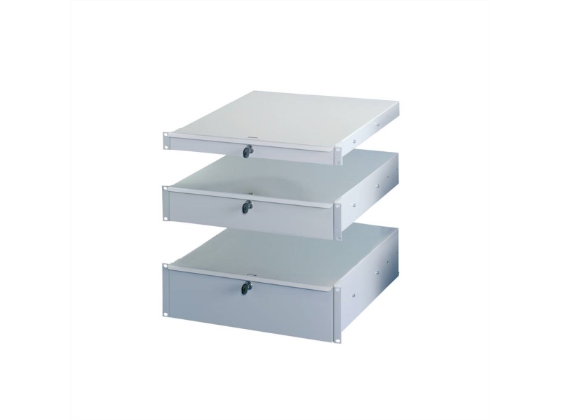 Schroff-Skuffe Schroff 19, 3 He, Anodiseret Frontpanel