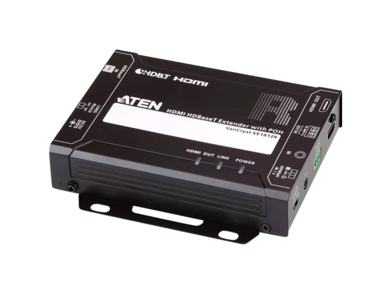 ATEN HDMI HDBaseT-mottagare med POH (4K vid 100 m) (HDBaseT klass A), 4096 x 2160 pixlar, AV-mottagare, 150 m, Kabel, 3D kompatibilitet, HDCP | TV, Ljud & Bild - Övriga tillbehör - Förlängare för ljud och video | GameStuff