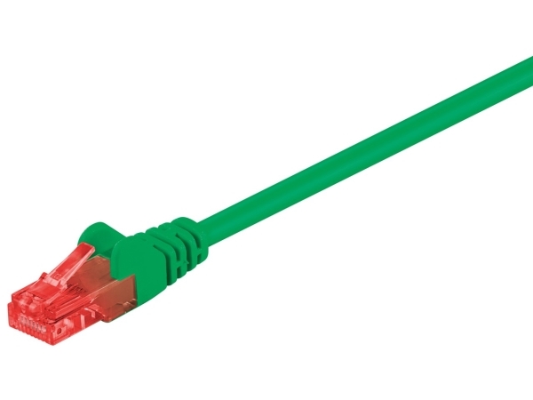 Goobay Cat 6Connecting Kabel, U/Utp, Grün - Kabellänge 15 M