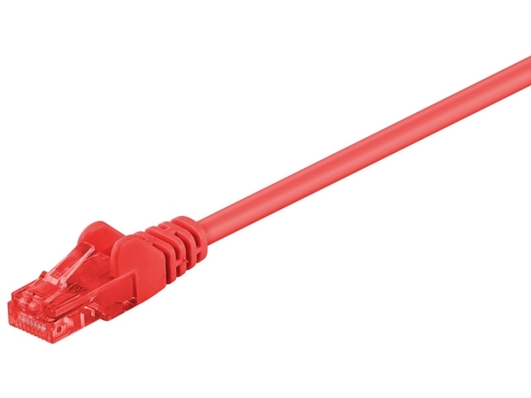 Goobay Cat 6Kabel, U/Utp, Rot - Kabellänge 25 M