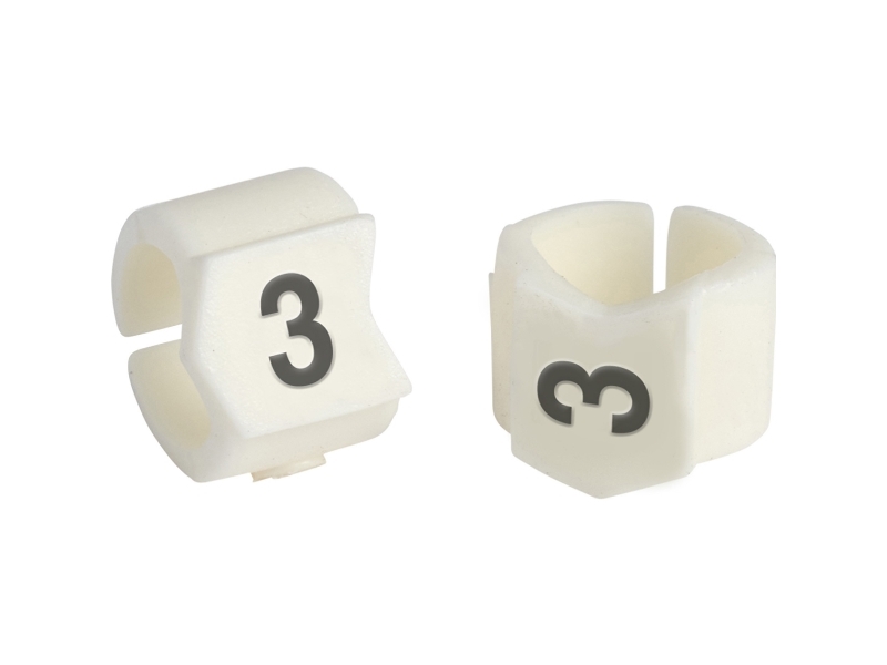 Brady Scn-23-3, Sort, Hvid, Nylon, 50 Stk