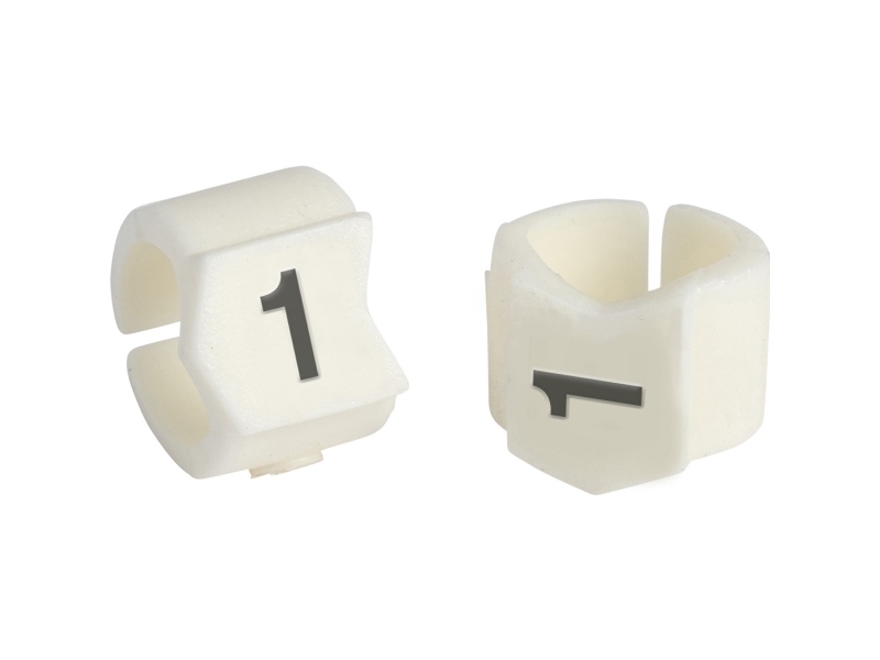 Brady SCN-23-1, Sort, Hvid, Nylon, 50 stk, RoHS, 5,9 mm, 8,5 mm