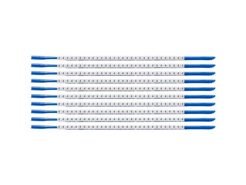 Brady Scn-07-4, Sort, Hvid, Nylon, 300 Stk, 1,9 Mm, 2,4 Mm