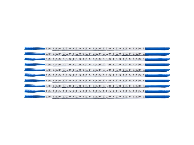 Brady Scn-07-9, Sort, Hvid, Nylon, 300 Stk, 1,9 Mm, 2,4 Mm
