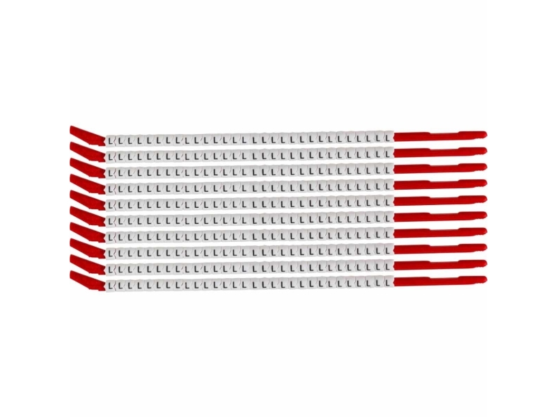 Brady SCN-10-L, Sort, Hvid, Nylon, 300 stk, RoHS, 2,7 mm, 3,4 mm