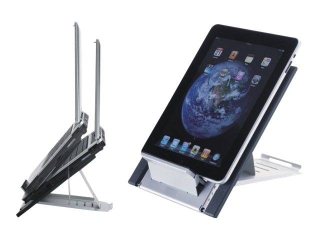 Neomounts Nsls100 Laptop-Halterung 10-22" - Faltbar - Kompakt - Universal, Notebook-Armablage, Silber, Aluminium, 25,4 Cm (10"), 55,9 Cm (22"), 5 Kg