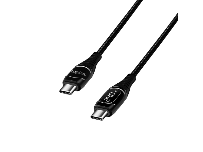 Logilink Cu0185, 2 M, Usb C, Usb C, Usb 2.0, 0,48 Gbit/Sek., Sort