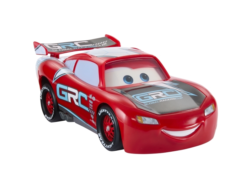 Disney Pixar Cars Disney Och Pixar Bilar Global Racers Cup Sladda Och Kör Blixten Mcqueen Bil 3 År Plast Röd