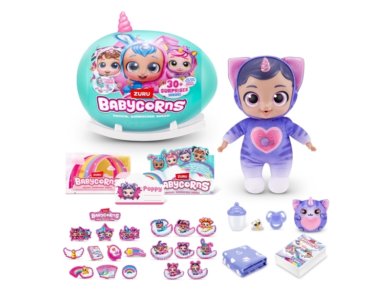 Babycorns 92108, Baby dukke, Kønsneutral, 3 År, Dreng/Pige, Klingende, Lyseffekter