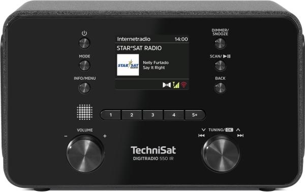 Technisat Digitradio 550 Ir, Personal, Digital, Dab+, Fm, 87,5 - 108 Mhz, 174 - 240 Mhz, Pll