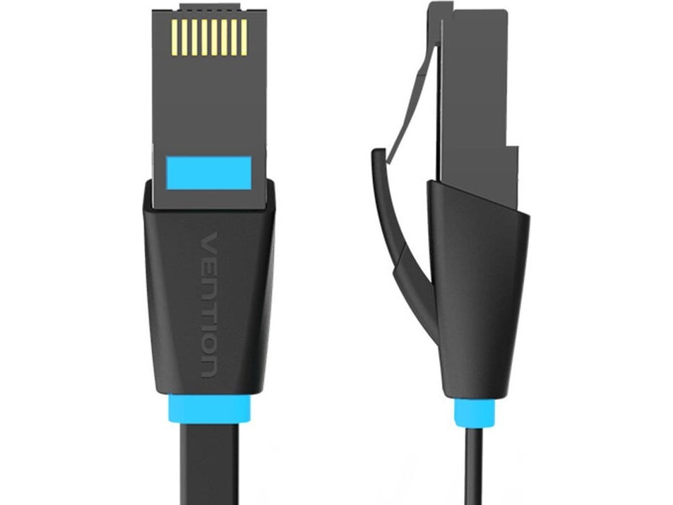 Vention Utp-Netzwerkkabel Kat. 6 3 M Flach Schwarz