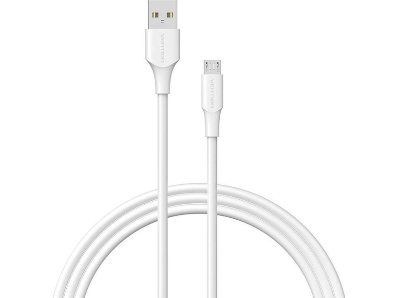 Usb 2.0 Han Til Micro-B Han 2A 1,5 M Adapter Vention Ctiwg (Hvid)