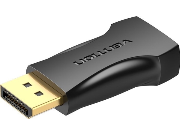 Adapter Av Vention Adapter Hdmi Vention, Żeński Hdmi Do Męski Display Port (Czarny)
