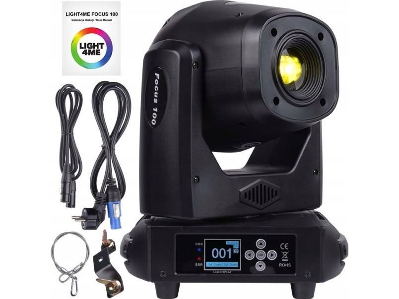 Light4me Focus 100 Spot Pryzma Led Bevægeligt Hoved