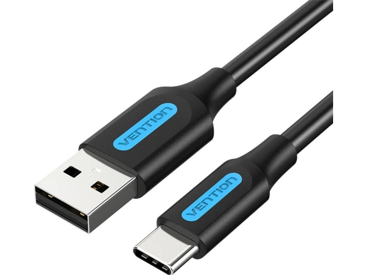 Usb 2.0 Auf Usb-C Kabel 1 M Vention Cokbf (Schwarz)