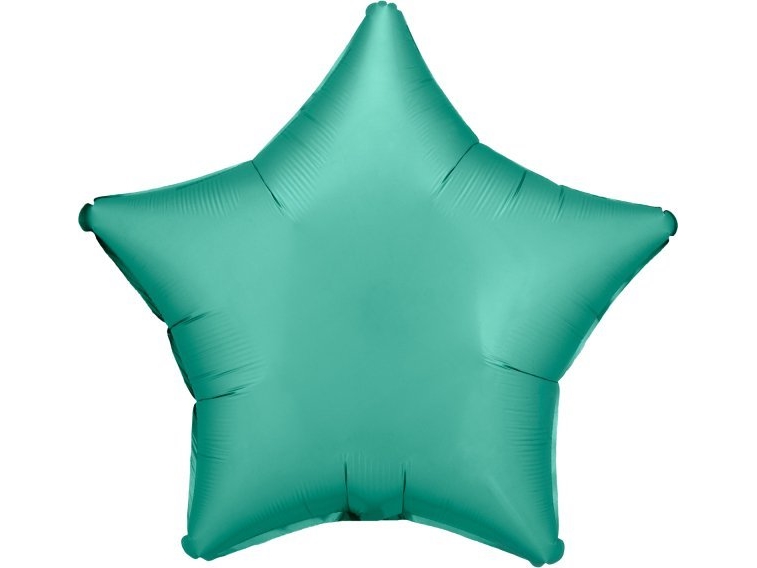Amscan Lustre Jade Grün Stern Folienballon 48Cm 9914106