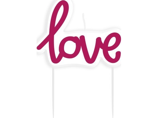 Mini Love-ljus 9903938 | Skola & Hobby - Festdekorera - Tårtljus | GameStuff