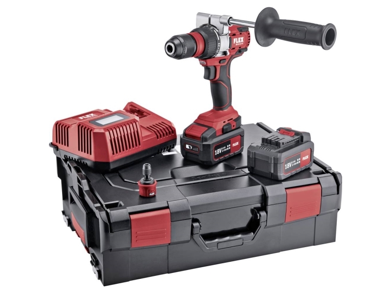 Flex Dd 2g 18.0 Ec/5.0 Set 504890 Batteri Boremaskine 2.5 Ah 5 Ah 8 Ah Inkl. Ekstra Batteri