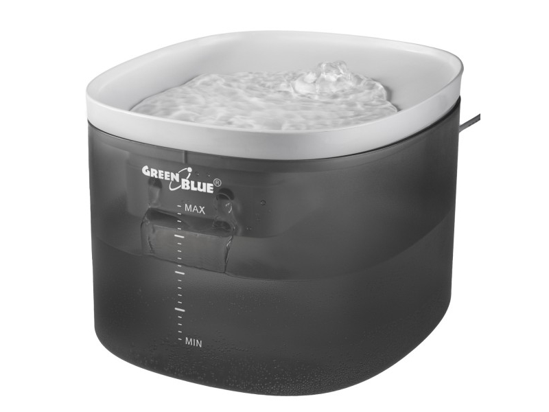 GreenBlue automatinis Vanduo dozatorius / naminių gyvūnėlių girtuoklis, 3L, USB 5V1A, GB392