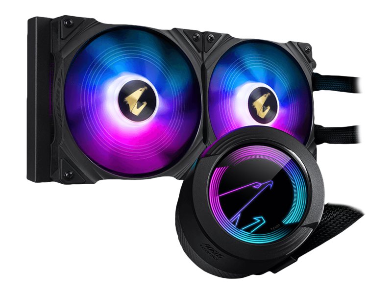 Gigabyte Aorus Waterforce 280, All-In-One-Flüssigkeitskühler, 83,83 Cfm, Schwarz