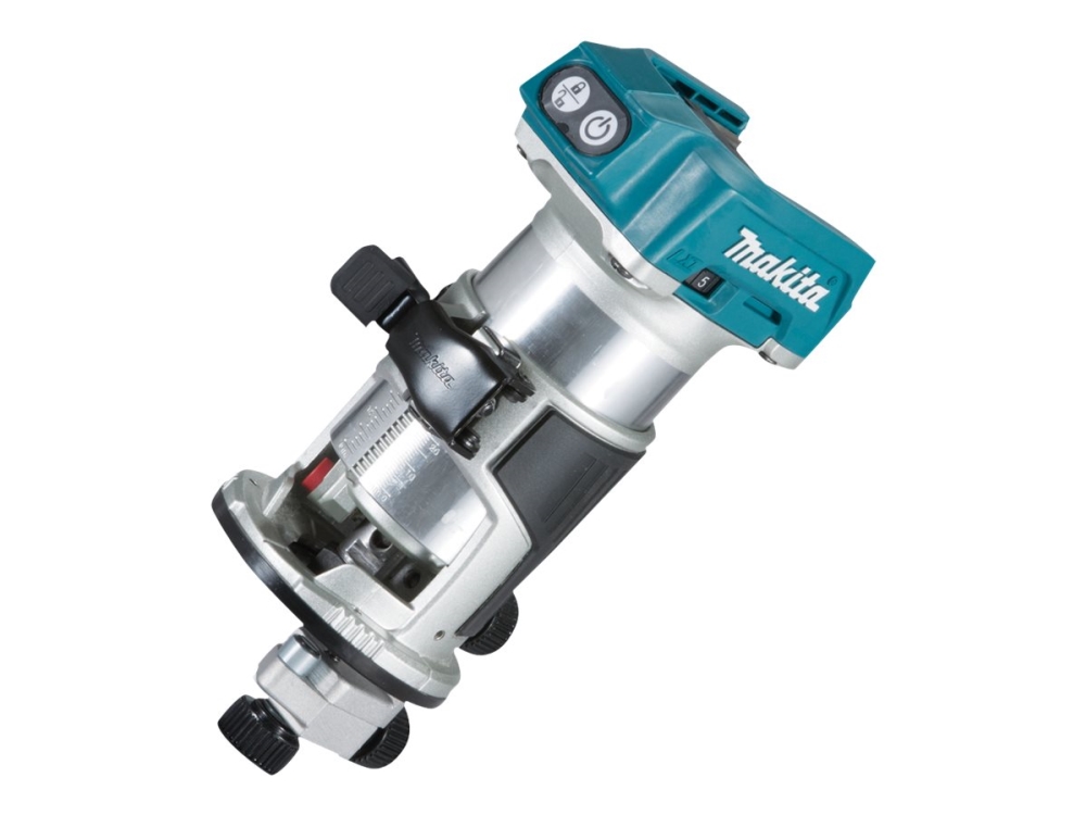 Makita DRT50 - Trim router - sladdlös - spännhylsa 8 mm - inget batteri - 18 V - SOLO