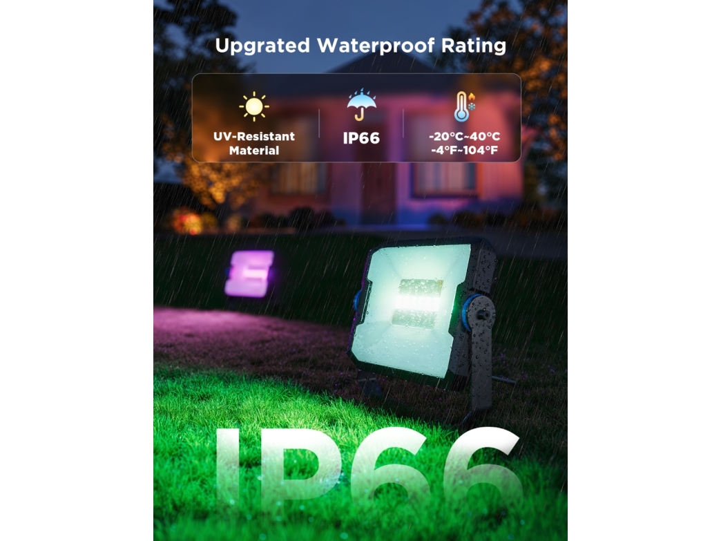 Govee Outdoor Flood Lights 2 | Belysning - Utomhusbelysning - Strålkastare | GameStuff