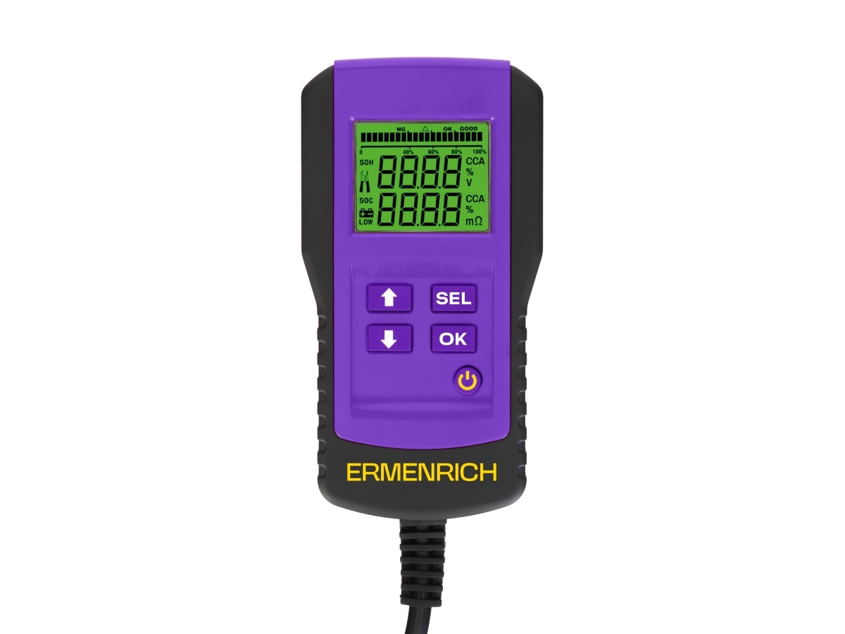Ermenrich Zing Al45 Battery Tester, Violet - Batteritester