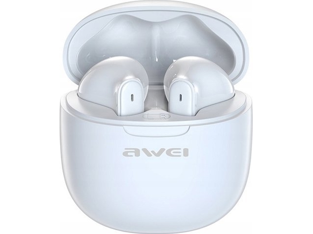 Słuchawki Awei Awei Bluetooth 5.3 T68 Enc Tws Headphones + Docking Station White